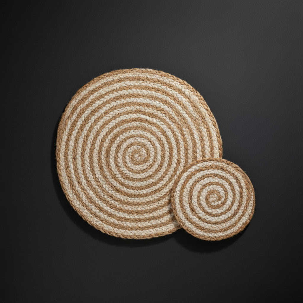 Kata Spiral Placemat - Natural (Set of 4)