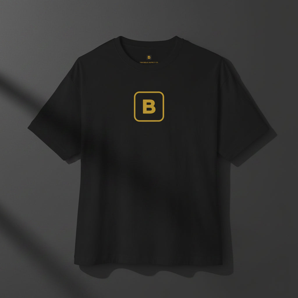 Bold Supply Co. Original Tee —  Black Gold Stack