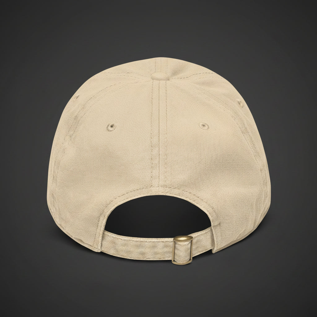 The Bold Supply Co. Cap — Black- Gold Stack / Khaki- B emblem