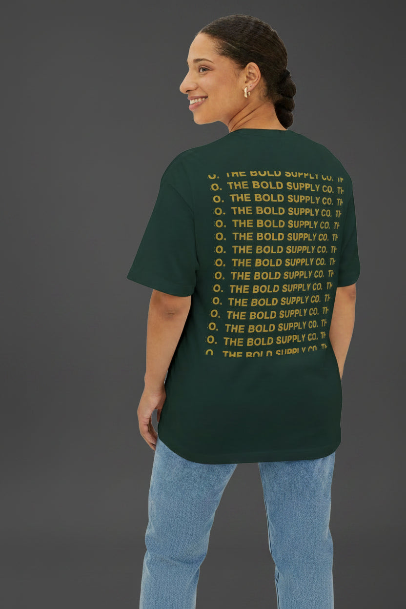 Bold Supply Co. Original Tee —  Black Gold Stack