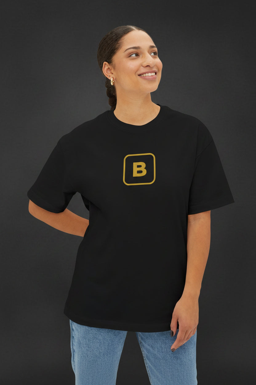 Bold Supply Co. Original Tee —  Black Gold Stack
