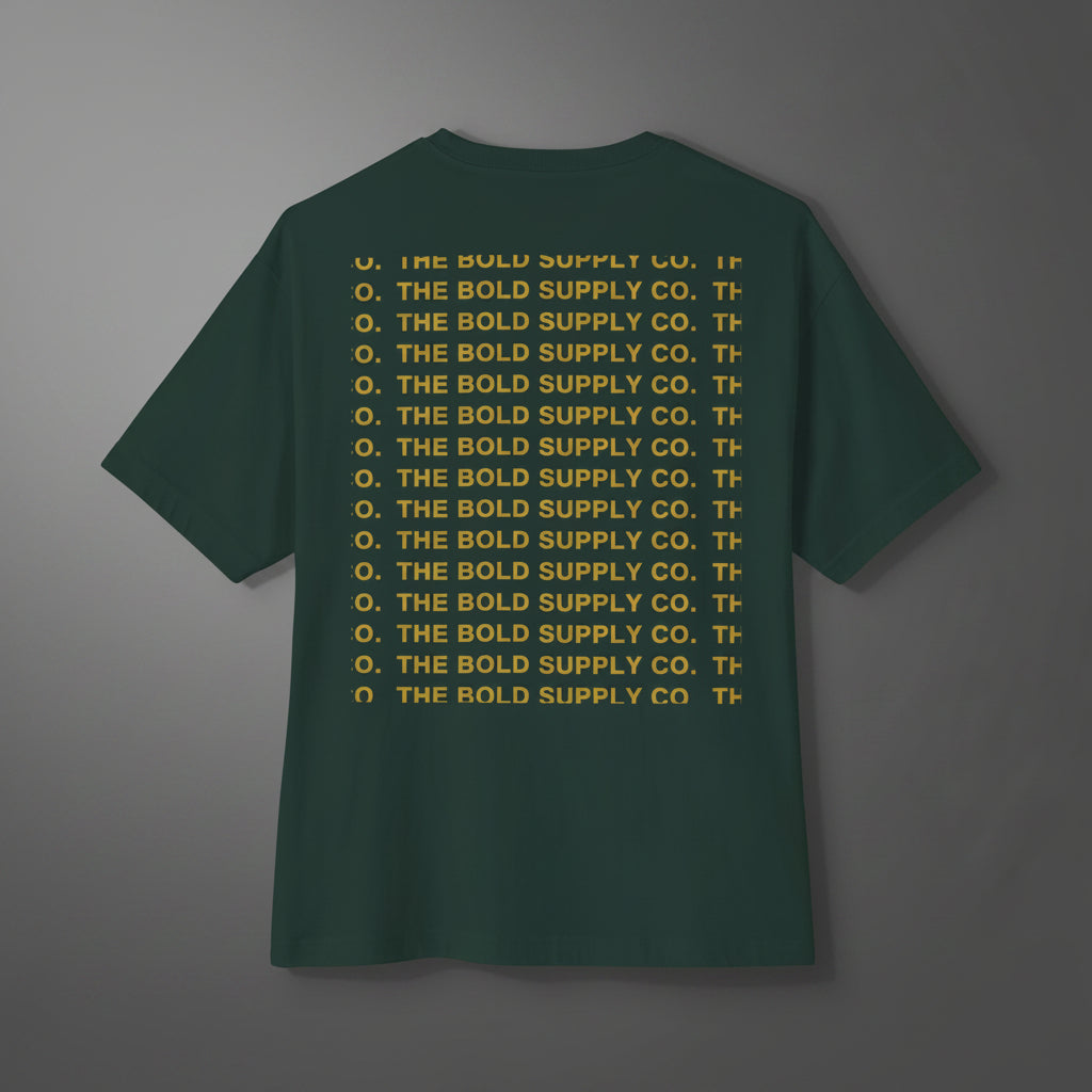 Bold Supply Co. Original Tee —  Black Gold Stack