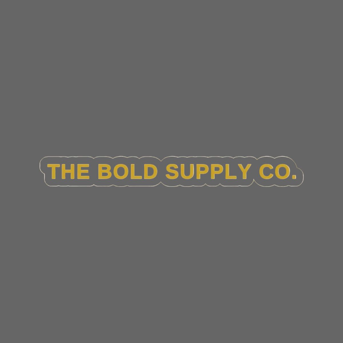 The Bold -Cut Stickers