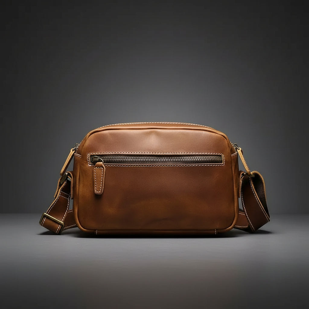 Soren Vintage Leather Crossbody Bag Sling | Versatile and Durable Leather Bag