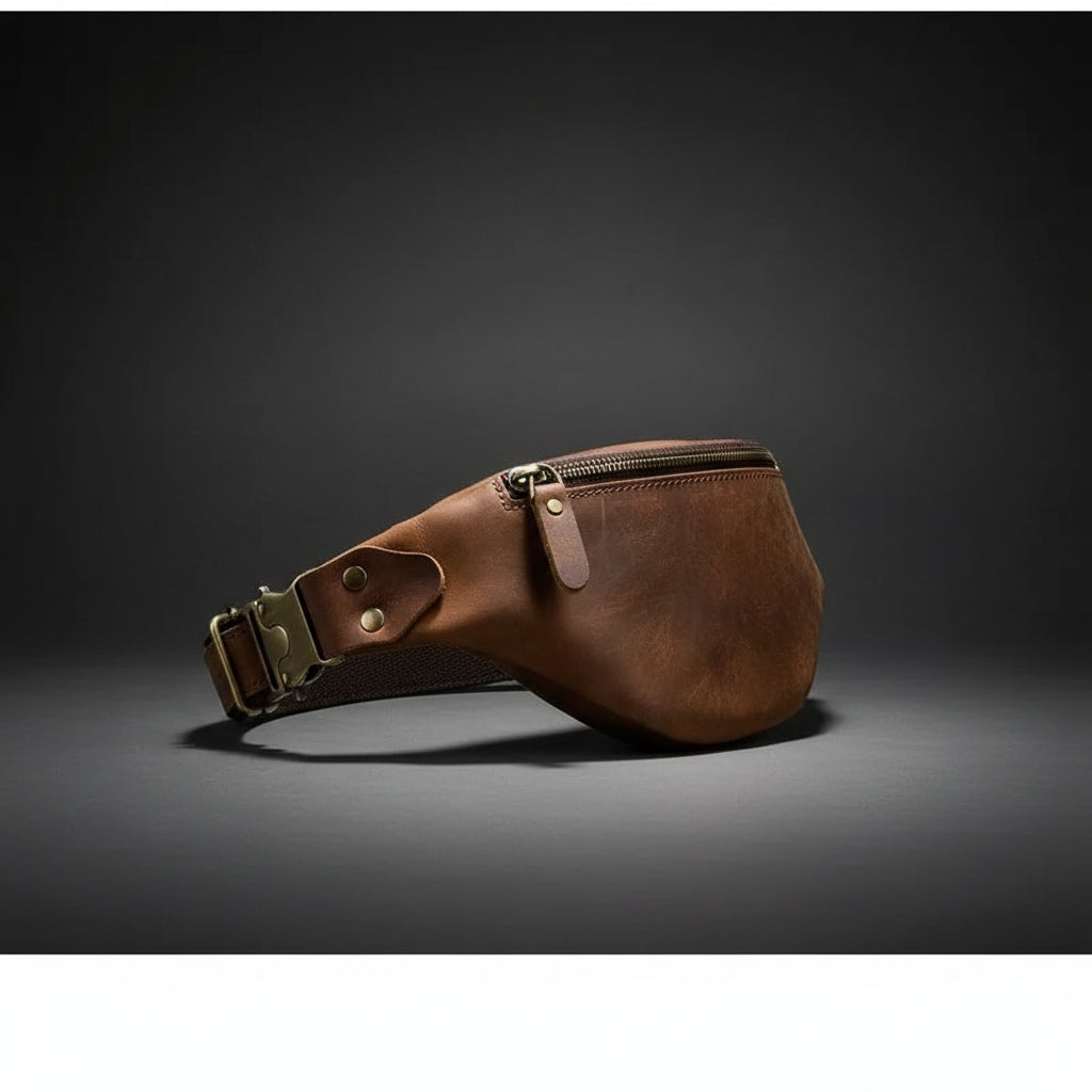 Wagner Leather Waist Bag | Full Grain Leather Fanny Pack