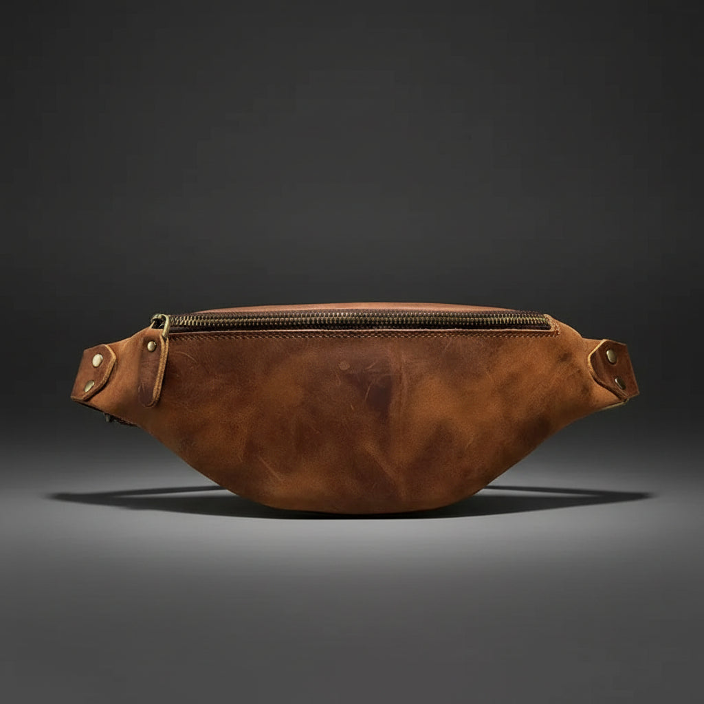 Wagner Leather Waist Bag | Full Grain Leather Fanny Pack