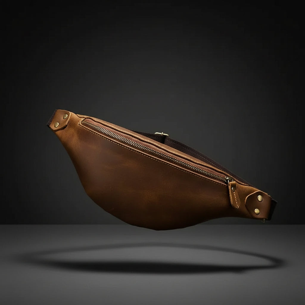 Wagner Leather Waist Bag | Full Grain Leather Fanny Pack