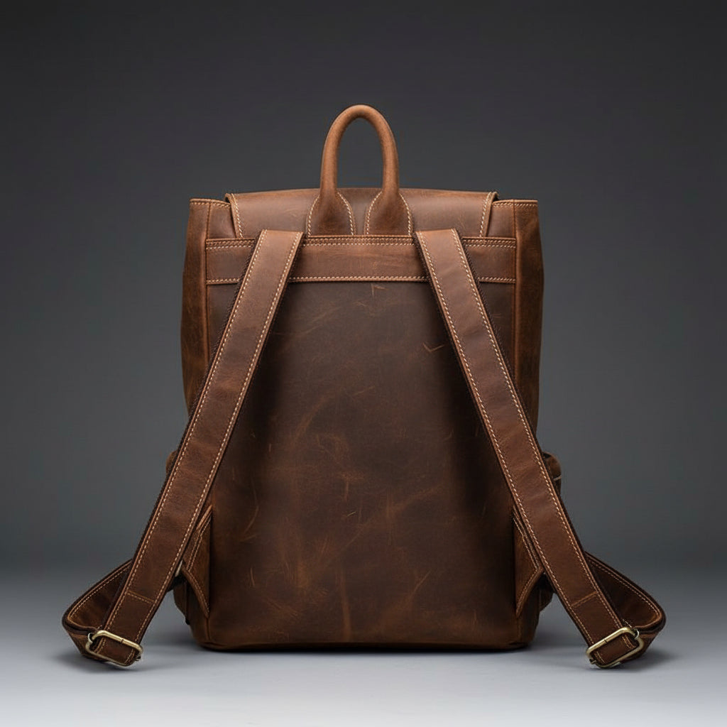 The Hagen Backpack | Vintage Leather Backpack