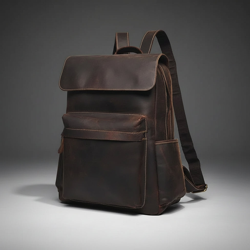 The Helka Backpack | Genuine Vintage Leather Backpack