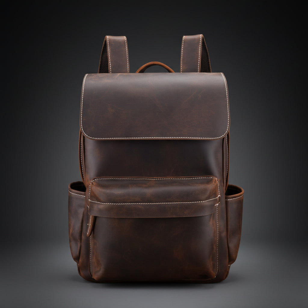 The Helka Backpack | Genuine Vintage Leather Backpack